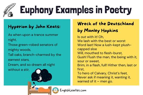 Euphony Poetry Definition and its Diverse Manifestations