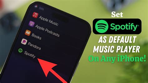 how to make spotify my default music app on iphone